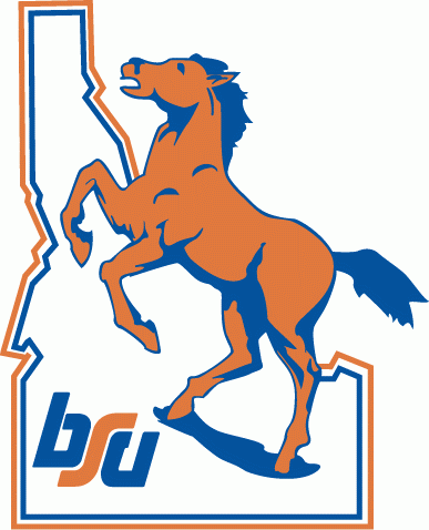 Boise State Broncos 1974-2001 Primary Logo iron on paper